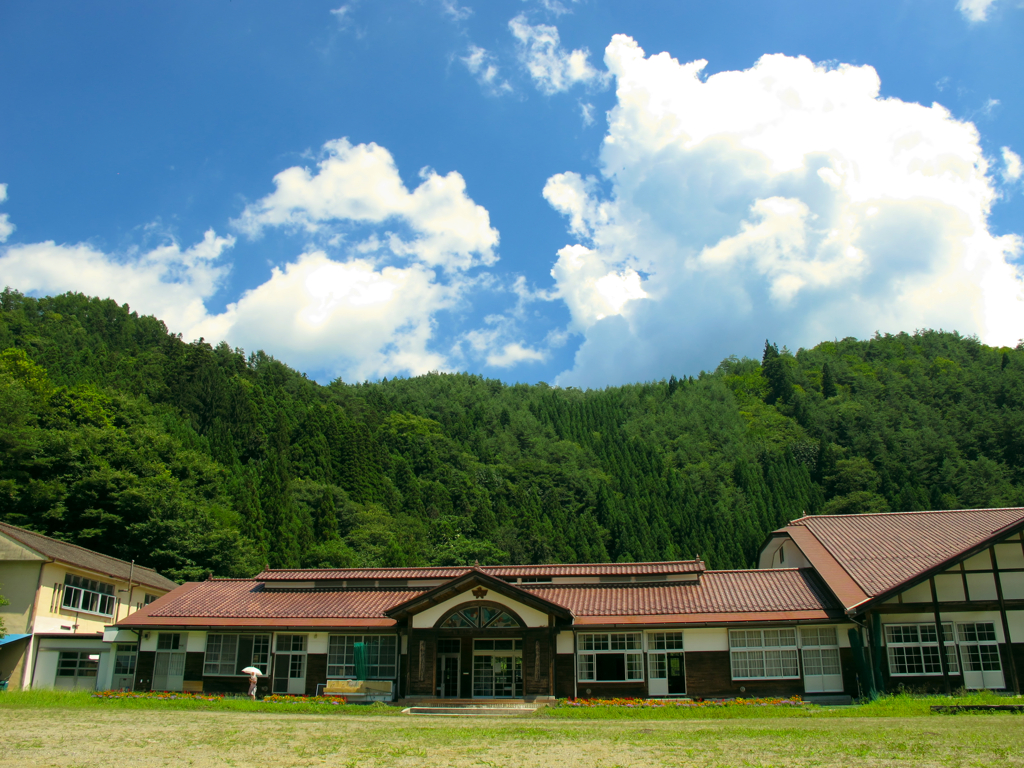 夏休みの空