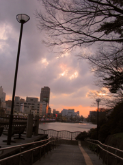 広小路夕景