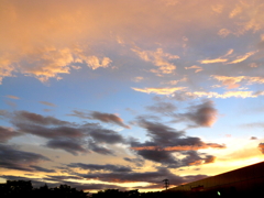 ある日の夕陽