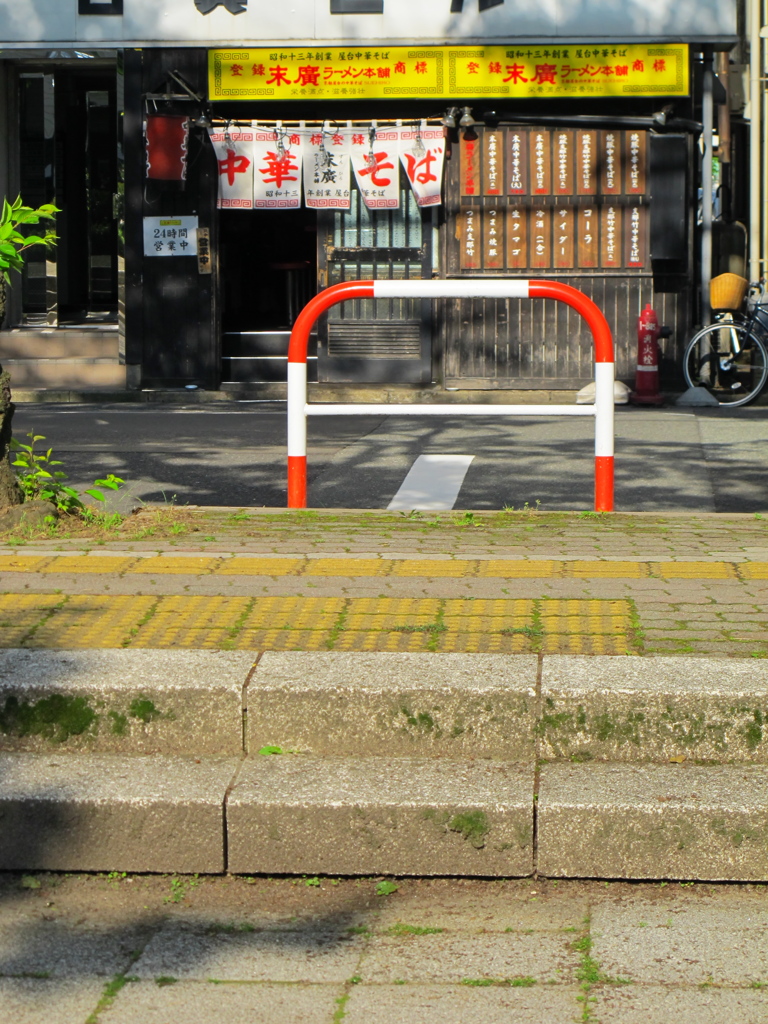 ラーメン屋への道
