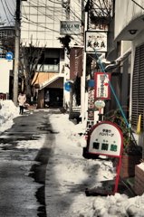 晴れた小路