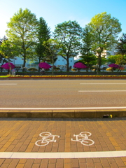 自転車レーン
