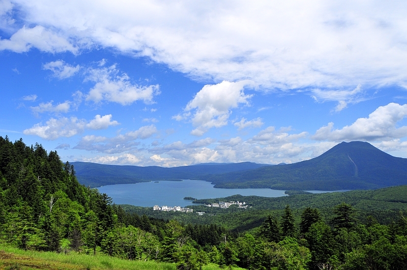 夏の白湯山展望台