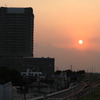 夕日