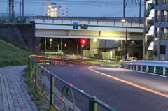 緩やかなカーブ