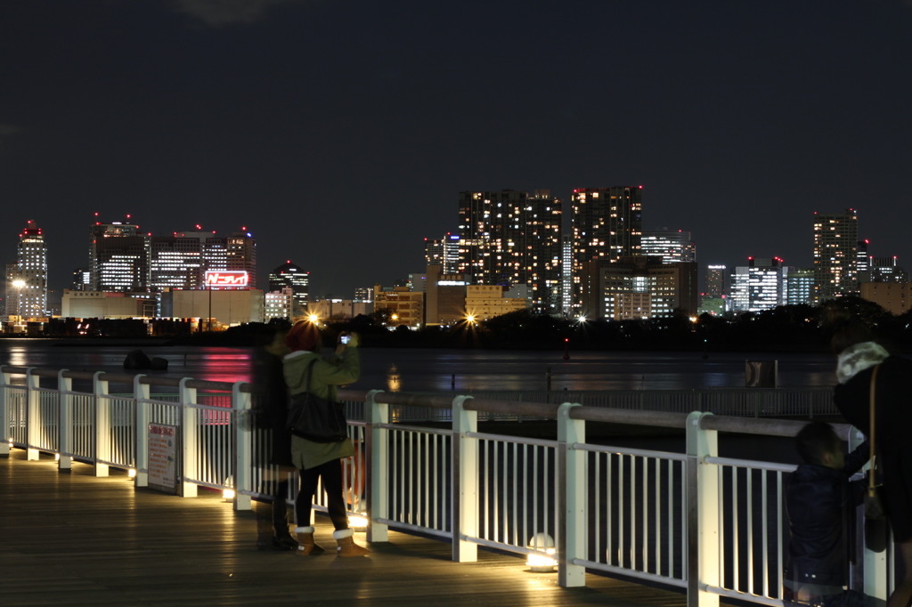 夜景に夢中