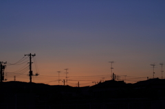 夕日