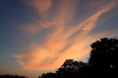 美の山公園の夕日_3