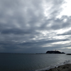 暗雲の江ノ島