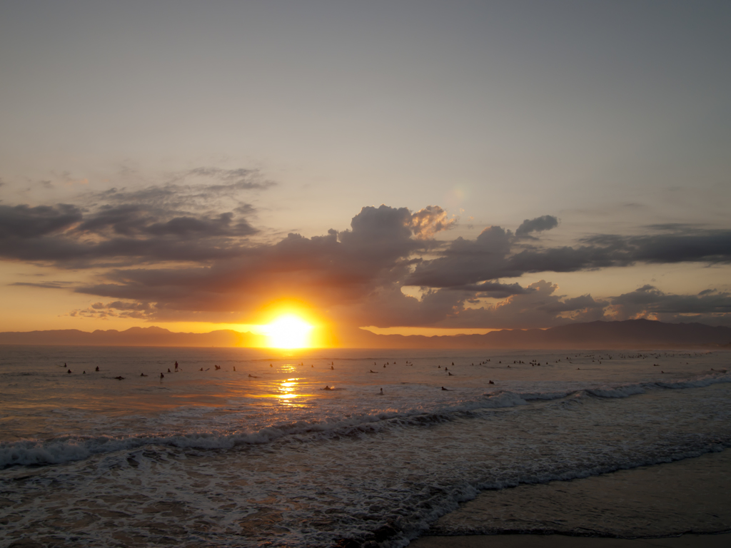 最後の夕日