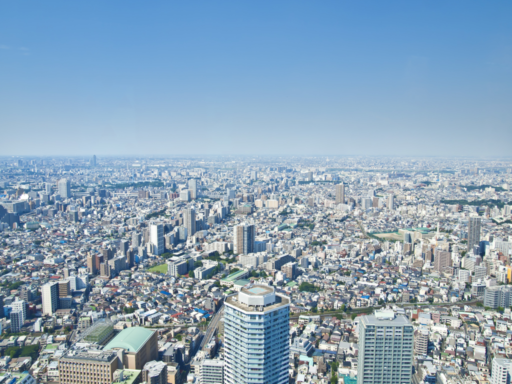 都会の地平線