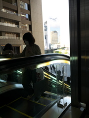 大阪駅のエスカレーター