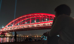 神戸大橋夜景
