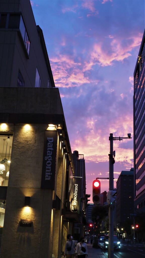 Patagoniaの夕陽