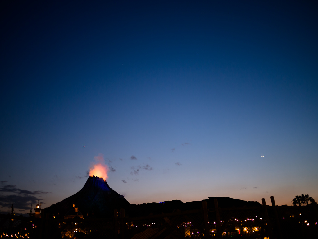 夕暮れに