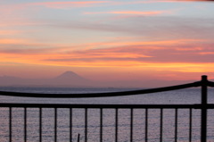 保田の夕日