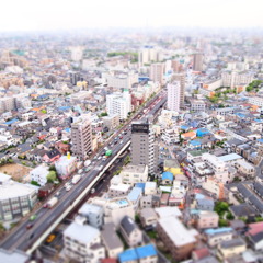 ジオラマ風