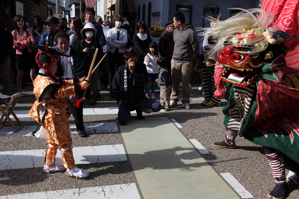 太神楽の奉納