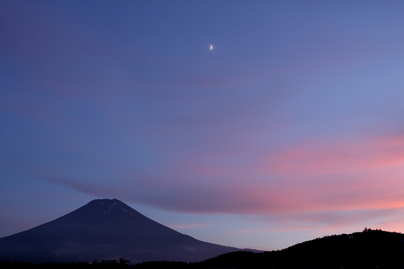 夕富士