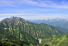 五竜岳と立山連峰