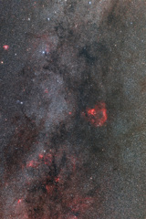 カシオペア付近のクエスチョン星雲