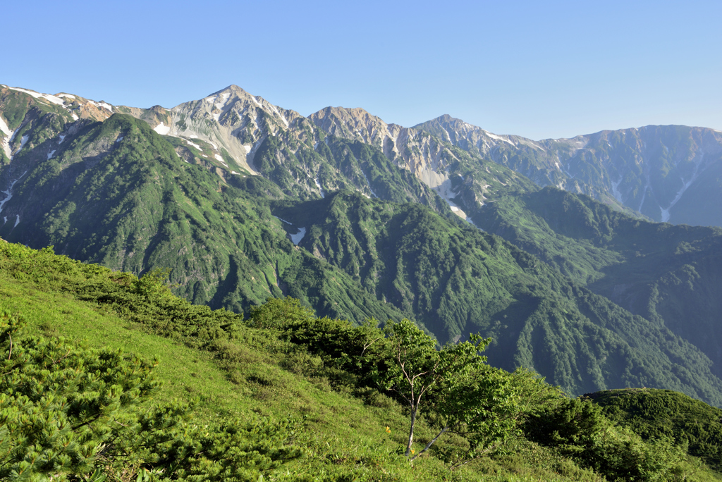 白馬三山　