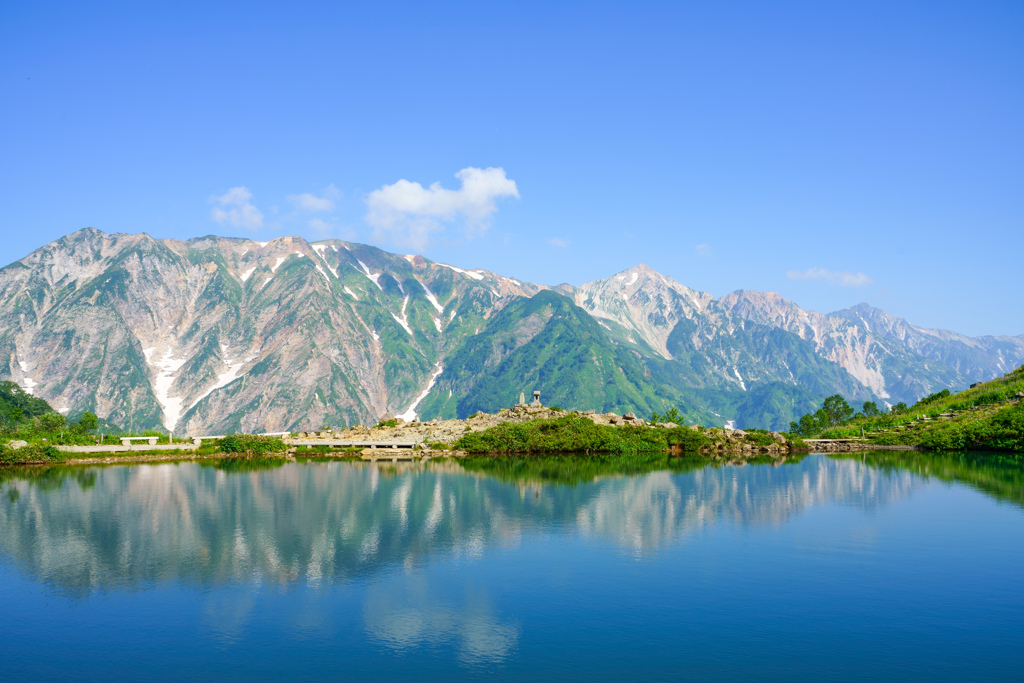 盛夏の八方池