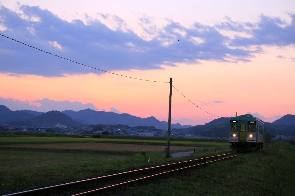 網引夕景