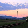 網引夕景