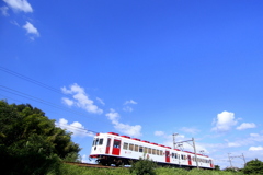 青空に向かい