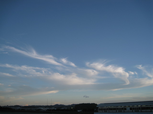 夕焼け夏雲１