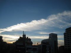 夕焼けを演出