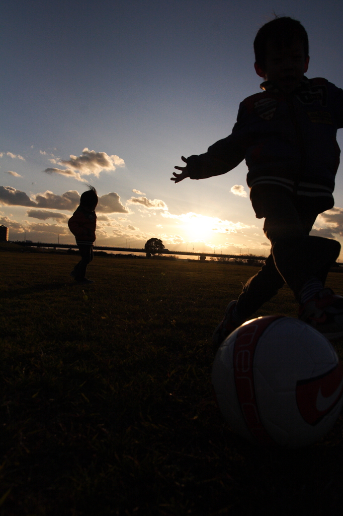 サッカー。