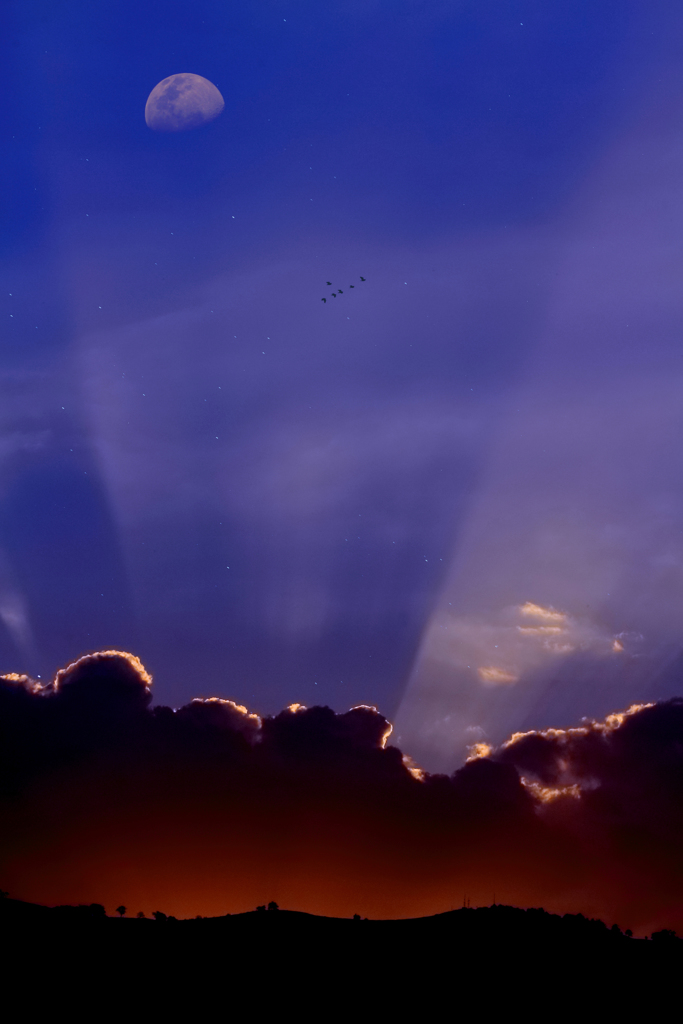 夕暮れ