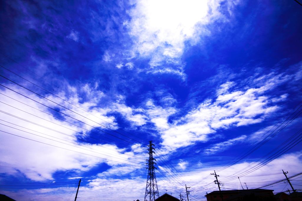 夏日の空