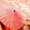 母と桜