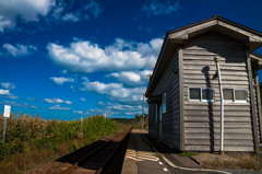 午前の驫木駅