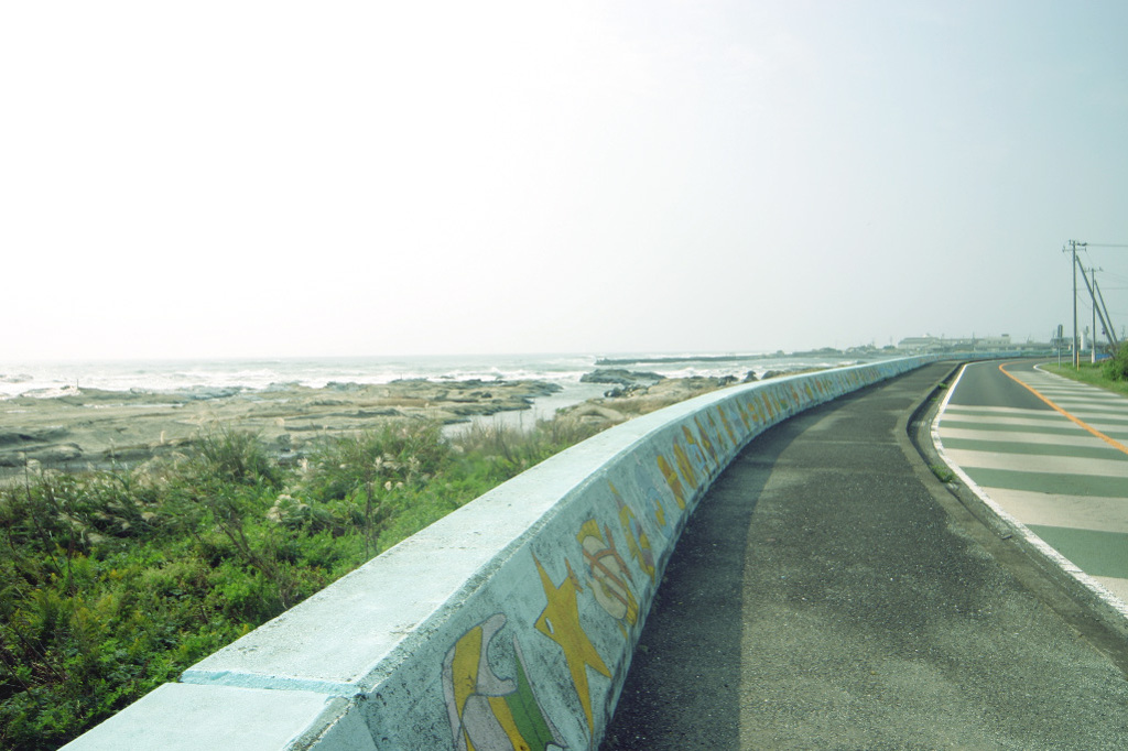 千倉の海岸線