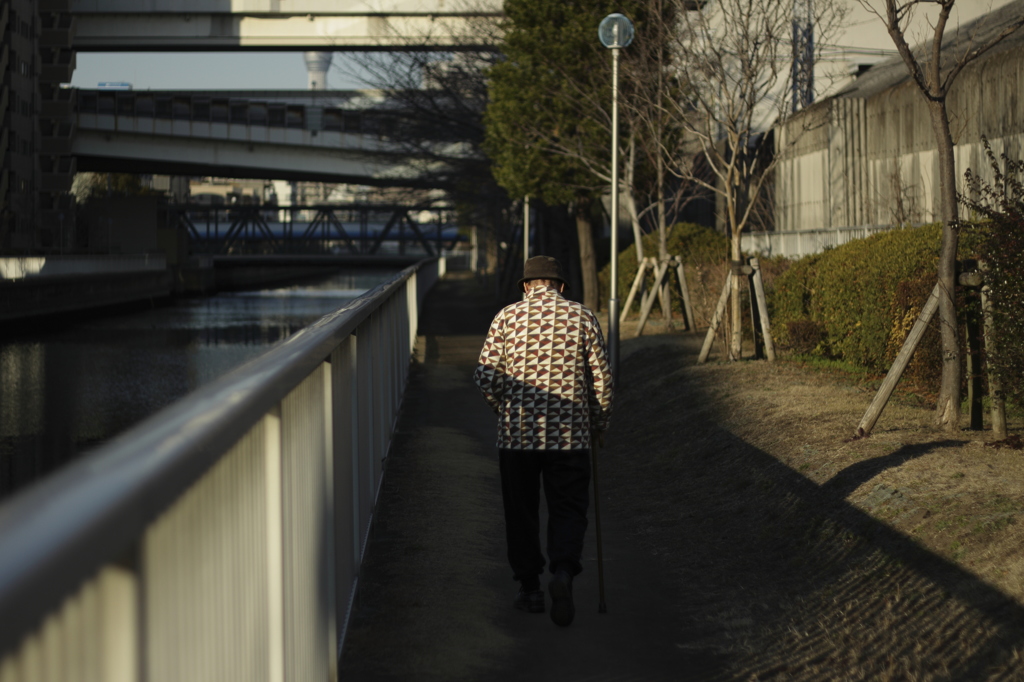老人と運河