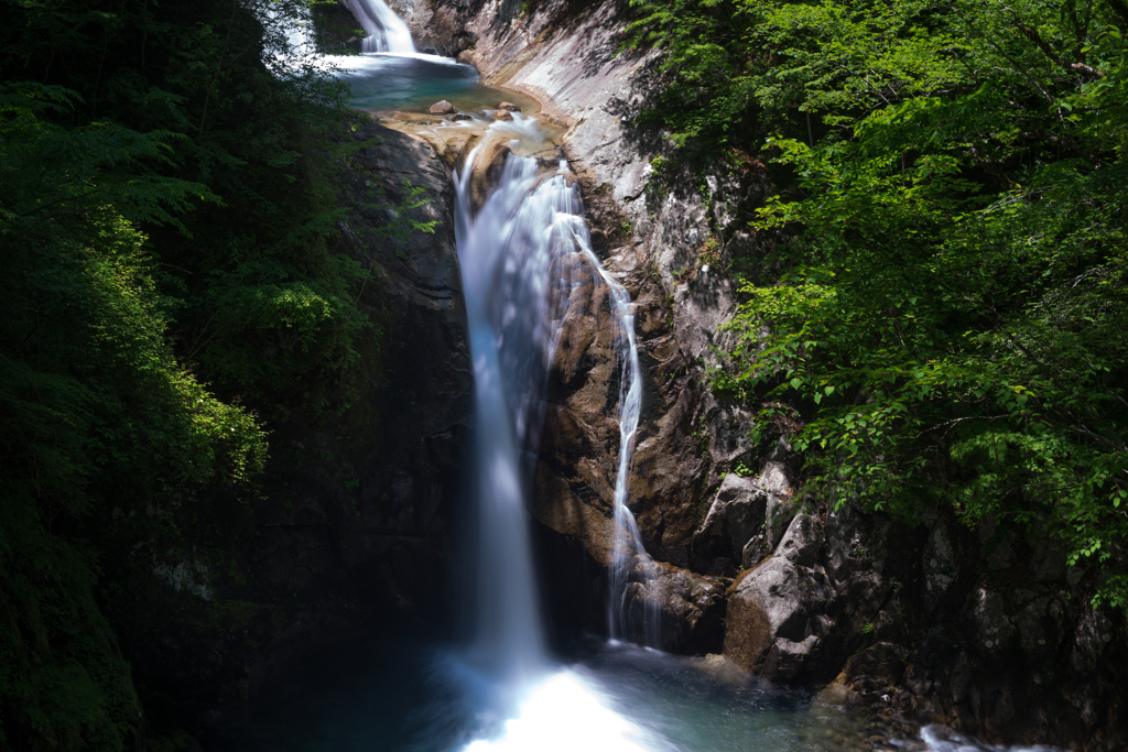 西沢渓谷の滝