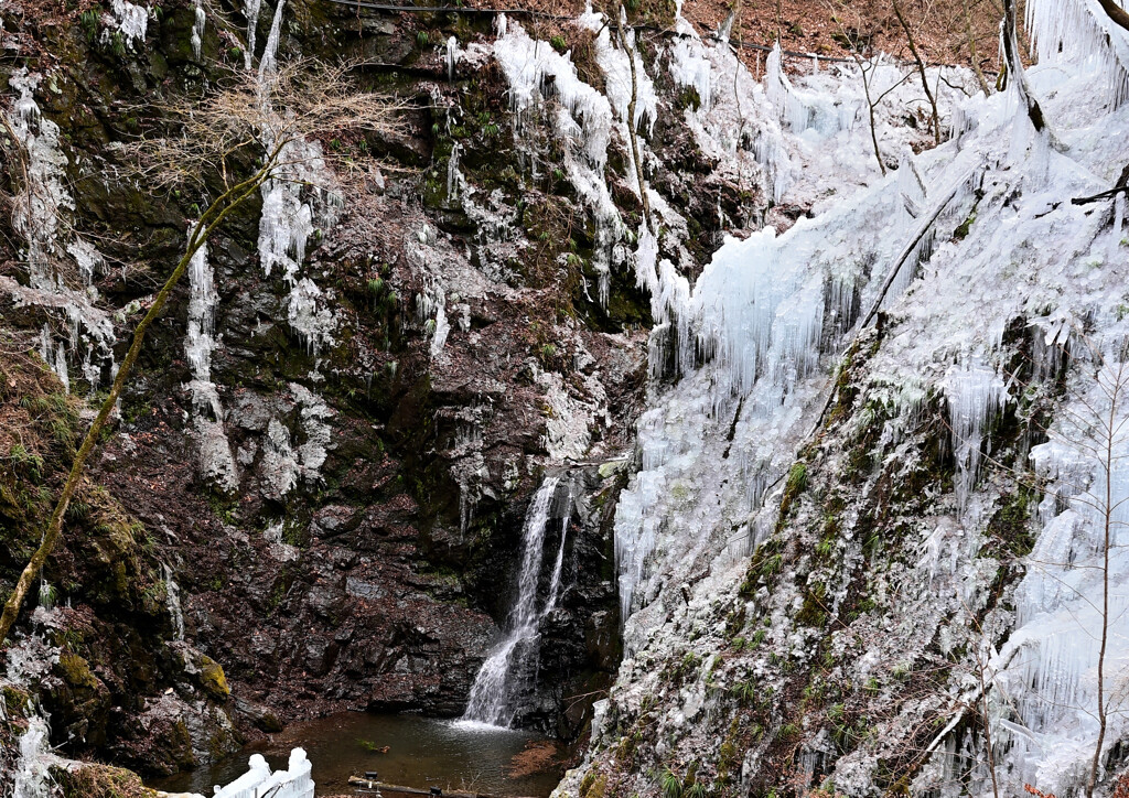 滝と氷瀑