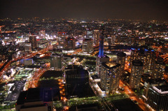 ランドマークタワーからの夜景