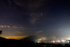 夜景富士