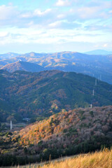 大室山山頂より