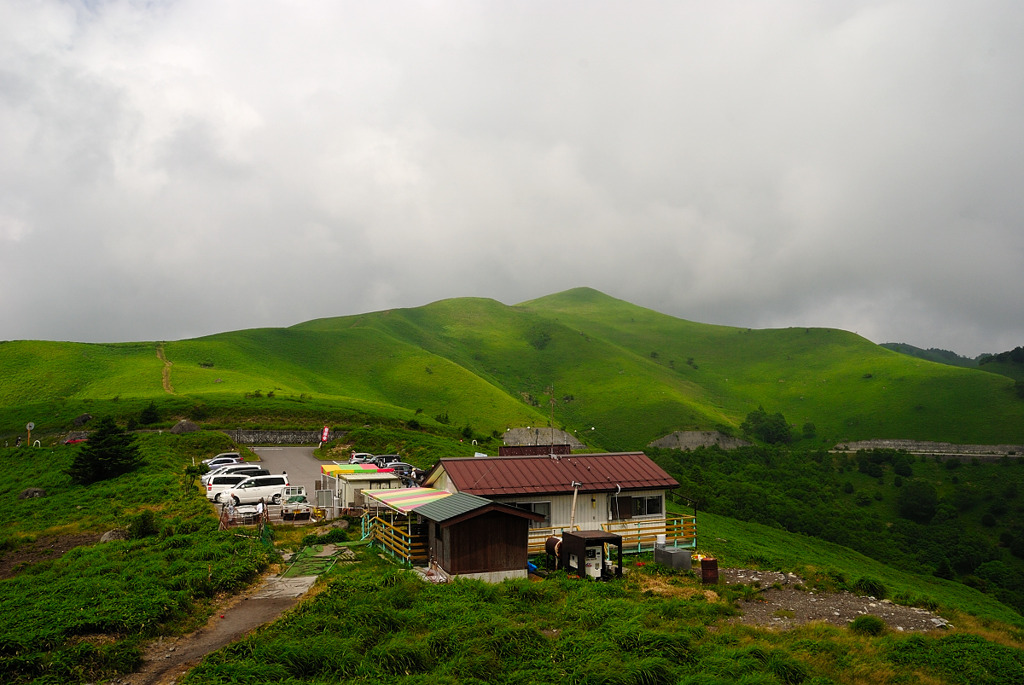 山の休憩所