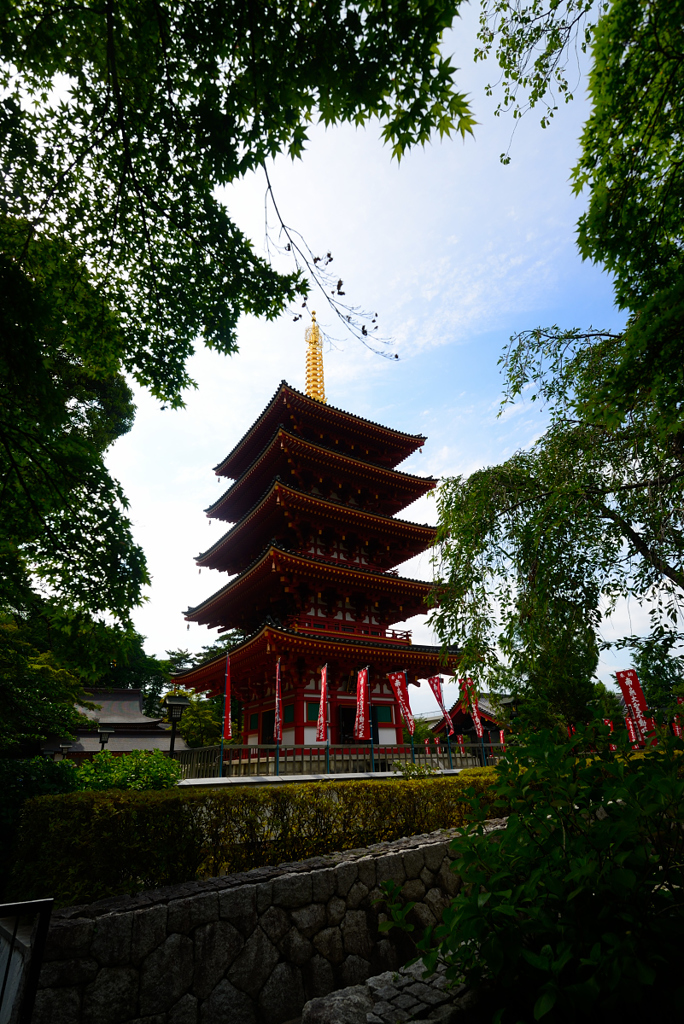 高幡不動尊　五重塔