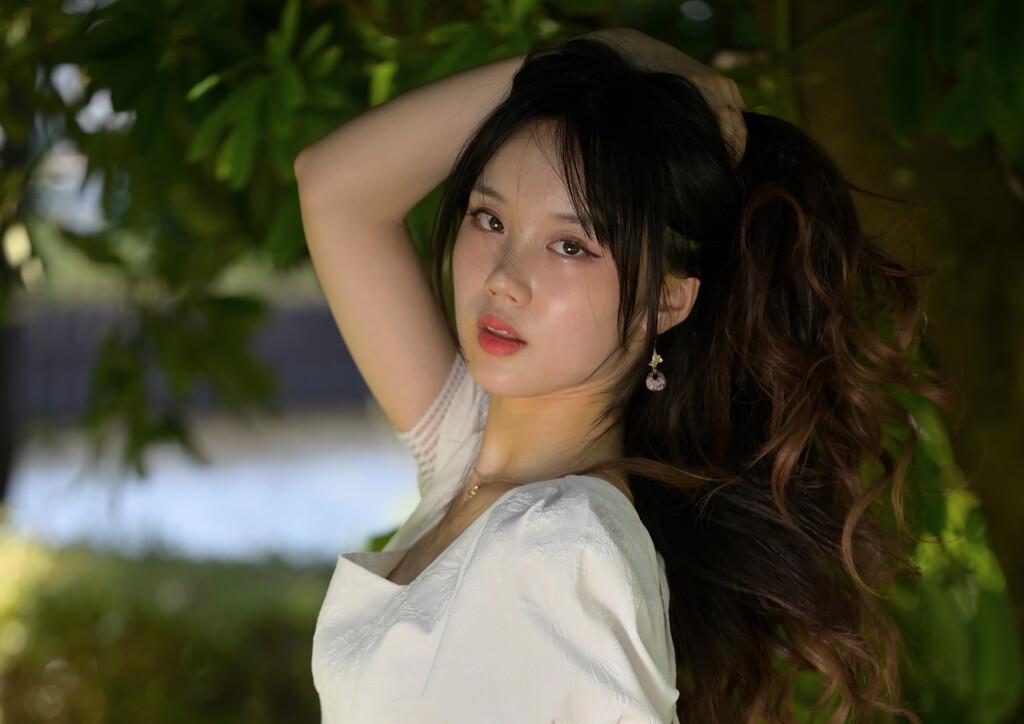木陰にて