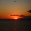 海ほたるから夕陽
