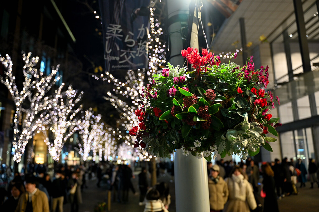 クリスマスの賑わい