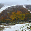 谷川岳の紅葉と雪②